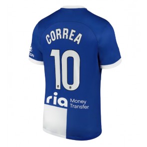 Atletico Madrid Angel Correa #10 Koszulka Wyjazdowych 2023-24 Krótki Rękaw
